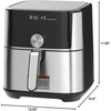 image:imageInstant Pot 6QT VORTEX Plus Air Fryer 6in1 Air Fry Broil Dehydrate Crisp Roast Reheat Bake DishwasherSafe Airfryer basket from the Makers of Instant Pot Stainless SteelStainless Steel