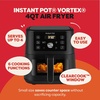 image:imageInstant Pot 6QT VORTEX Plus Air Fryer 6in1 Air Fry Broil Dehydrate Crisp Roast Reheat Bake DishwasherSafe Airfryer basket from the Makers of Instant Pot Stainless SteelBlack