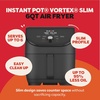 image:imageInstant Pot Vortex Slim 6QT Air Fryer that Crisps Roasts Reheats Bakes Broils amp is Quiet Space Saving Nonstick DishwasherSafe 100 InApp Recipes from the Makers of Instant Pot BlackSlim