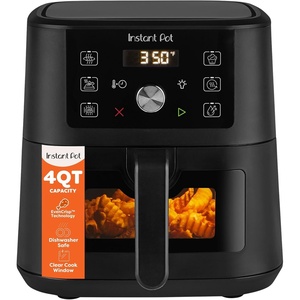 image:imageInstant Pot 6QT VORTEX Plus Air Fryer 6in1 Air Fry Broil Dehydrate Crisp Roast Reheat Bake DishwasherSafe Airfryer basket from the Makers of Instant Pot Stainless SteelBlack