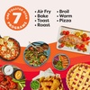 image:imageInstant Pot No Preheat Required 4Slice Air Fryer Toaster Oven with InstantHeat Technology 7in1 Air Fry Bake Toast Roast Broil Warm and Make Pizza4Slice