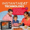 image:imageInstant Pot No Preheat Required 4Slice Air Fryer Toaster Oven with InstantHeat Technology 7in1 Air Fry Bake Toast Roast Broil Warm and Make Pizza4Slice