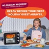 image:imageInstant Pot No Preheat Required 4Slice Air Fryer Toaster Oven with InstantHeat Technology 7in1 Air Fry Bake Toast Roast Broil Warm and Make Pizza4Slice