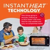 image:imageInstant Pot No Preheat Required 4Slice Air Fryer Toaster Oven with InstantHeat Technology 7in1 Air Fry Bake Toast Roast Broil Warm and Make Pizza6Slice