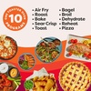 image:imageInstant Pot No Preheat Required 4Slice Air Fryer Toaster Oven with InstantHeat Technology 7in1 Air Fry Bake Toast Roast Broil Warm and Make Pizza6Slice