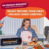 image:imageInstant Pot No Preheat Required 6in1 Pizza and Toaster Oven with InstantHeat Technology Fits a 12 Fresh or Frozen Pizza Bake Toast Broil amp Reheat