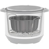 image:imageInstant Pot Official NonStick Fluted Cake Pan 7Inch Gray  Versatile Baking Mold for Bundt Cakes Lasagna Macaroni and Cheese Casseroles and More  Compatible with 6Quart and 8Quart Cookers7inch Pack of 4