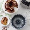 image:imageInstant Pot Official NonStick Fluted Cake Pan 7Inch Gray  Versatile Baking Mold for Bundt Cakes Lasagna Macaroni and Cheese Casseroles and More  Compatible with 6Quart and 8Quart Cookers7inch Pack of 4