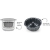 image:imageInstant Pot Official NonStick Fluted Cake Pan 7Inch Gray  Versatile Baking Mold for Bundt Cakes Lasagna Macaroni and Cheese Casseroles and More  Compatible with 6Quart and 8Quart Cookers7inch