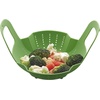 image:imageInstant Pot Official Silicone Steamer Basket Versatile and BPAFree Compatible with 6 Qt and 8 Qt Cookers Ideal for Steaming Vegetables Fish and More Dishwasher Safe Heat Resistant up Green