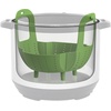 image:imageInstant Pot Official Silicone Steamer Basket Versatile and BPAFree Compatible with 6 Qt and 8 Qt Cookers Ideal for Steaming Vegetables Fish and More Dishwasher Safe Heat Resistant up Green
