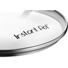 image:imageInstant Pot Tempered Glass Lid 76In Mini 3Qt  Cooking Pot Lid Stainless Steel Handle and Rim ClearGlass Lid