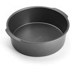 image:imageInstant Vortex Official Nonstick Round Cake Pan Gray  Ideal for Baking Cakes Casseroles and More  Aluminized Steel for Even Cooking NonStick Surface Heat Resistant to 450F Dishwasher SafeRound Cake Pan