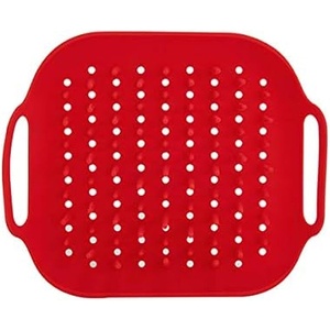 image:imageInstant Pot Accessory Official Air Fryer Silicone Tray One Size Red  Reusable NonStick Heat Resistant FoodGrade Silicone Dishwasher Safe Ideal for Crispy Chips Fries Wings Toast and More