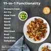 image:imageInstant Pot Duo Crisp 8 Qt 11in1 Air Fryer  Pressure Cooker Steel