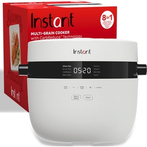 image:imageInstant Pot 20Cup Rice Cooker Rice and Grain MultiCooker with Carb Reducing Technology without Compromising Taste or Texture From the Makers of Instant Pot Includes 8 Cooking Presets