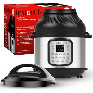 image:imageInstant Pot Duo Crisp 8 Qt 11in1 Air Fryer  Pressure Cooker Steel