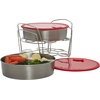 image:imageInstant Pot Official 8Piece CookBake Set Versatile and Durable Compatible with 6Quart and 8Quart Cookers Red Excellent for Cooking Baking Storing and Reheating BPAFree and Heat ResistantCookBake Set  8Piece